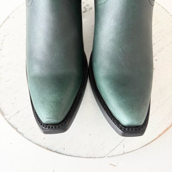 Lane EMMA JANE Womens Green Cowboy Boots 5.5 Western Cowgirl Mid Calf Tall - Picture 6 of 11